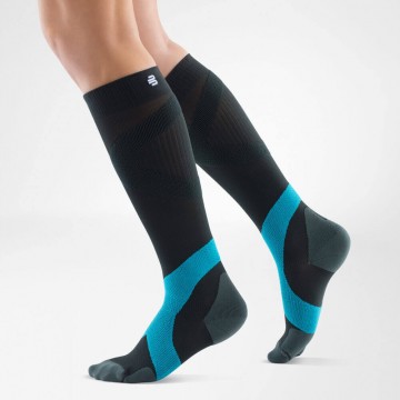 Bauerfeind - Compression Sock Training (Bleu et noir)