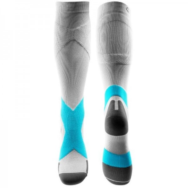 Bauerfeind - Compression Sock Training (Gris et Bleu)